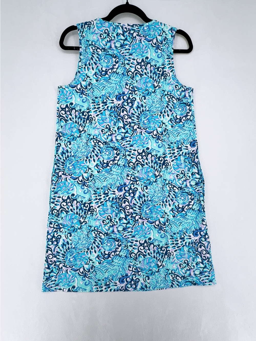 NWOT Lilly Pulitzer Johana Coverup Dress Light Aqua Spritz Sz S - Picture 3 of 9